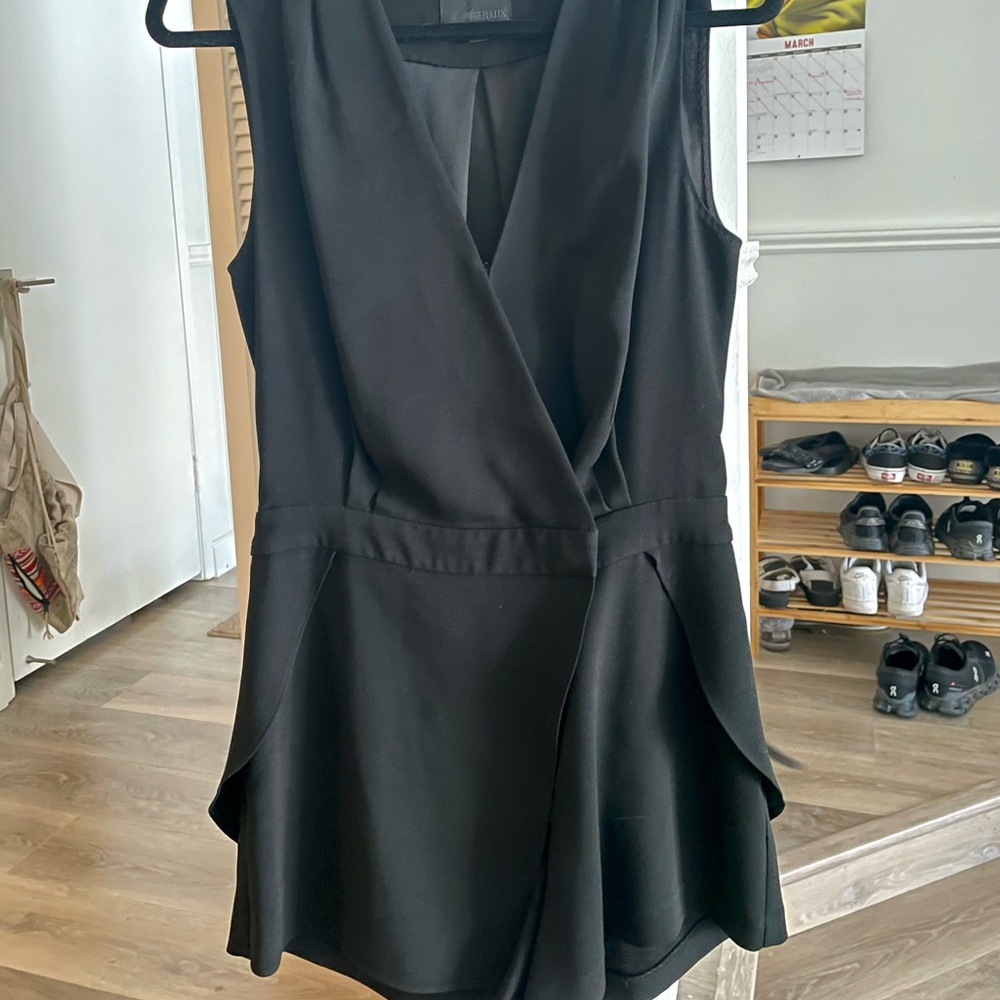 Intermix Black Sleeveless Romper